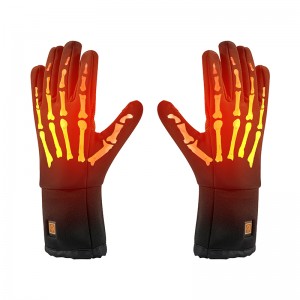 Mănuși de încălzire impermeabilă electrică pentru schi, mănuși de încălzire a bateriei reglabile pentru bărbați/women