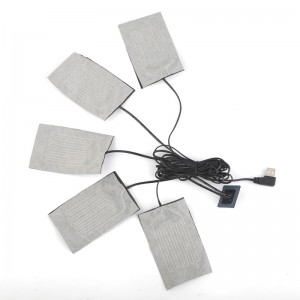 Producător de înaltă calitate 5V 7.4V Fibră de carbon electric pentru jacheta de îmbrăcăminte